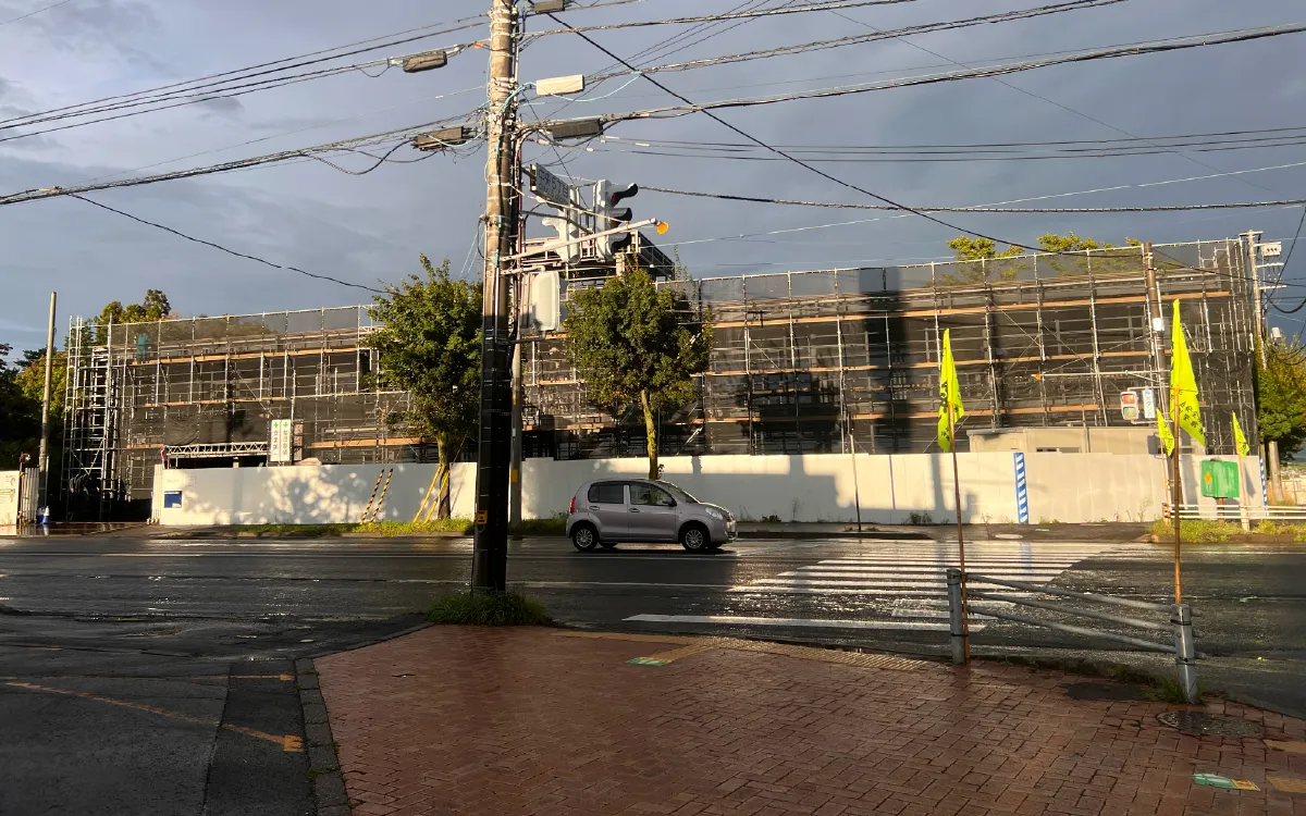 建設中の様子（2023/9/28）