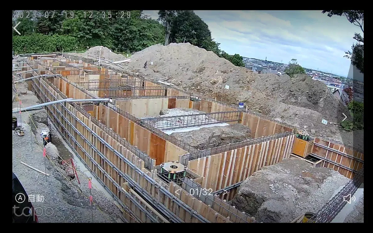 建設地の様子（2023/7/19）